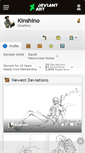 Mobile Screenshot of kinshino.deviantart.com