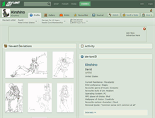 Tablet Screenshot of kinshino.deviantart.com