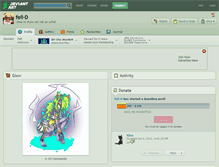 Tablet Screenshot of feli-d.deviantart.com