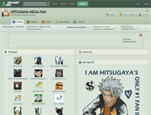 Tablet Screenshot of hitsugaya-mega-fan.deviantart.com