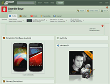 Tablet Screenshot of geordie-boyo.deviantart.com