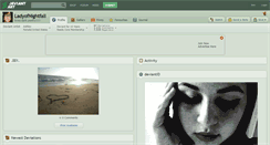 Desktop Screenshot of ladyofnightfall.deviantart.com