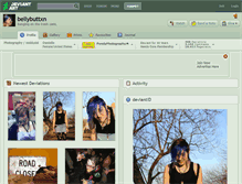 Tablet Screenshot of bellybuttxn.deviantart.com