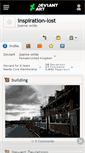 Mobile Screenshot of inspiration-lost.deviantart.com