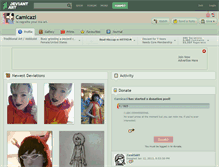 Tablet Screenshot of camicazi.deviantart.com