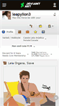 Mobile Screenshot of leapylion3.deviantart.com