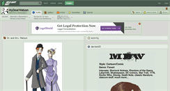 Desktop Screenshot of mydearwatson.deviantart.com
