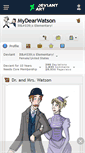 Mobile Screenshot of mydearwatson.deviantart.com