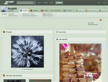 Tablet Screenshot of foxyjett.deviantart.com