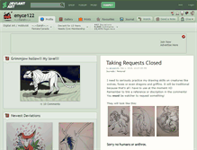 Tablet Screenshot of enyce122.deviantart.com