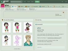 Tablet Screenshot of gthao.deviantart.com