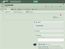 Tablet Screenshot of cactusbuddy.deviantart.com