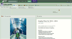 Desktop Screenshot of missy-cupcake.deviantart.com