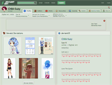 Tablet Screenshot of chibi-suzy.deviantart.com