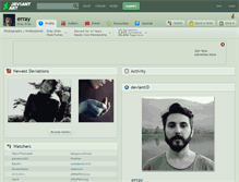 Tablet Screenshot of erray.deviantart.com