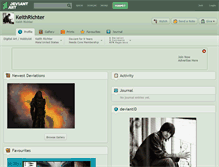 Tablet Screenshot of keithrichter.deviantart.com
