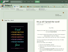 Tablet Screenshot of philipp-jc.deviantart.com