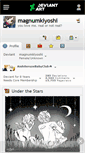 Mobile Screenshot of magnumkiyoshi.deviantart.com