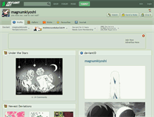 Tablet Screenshot of magnumkiyoshi.deviantart.com