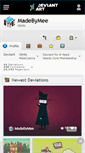 Mobile Screenshot of madebymee.deviantart.com