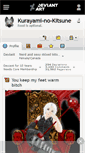Mobile Screenshot of kurayami-no-kitsune.deviantart.com