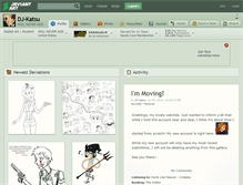 Tablet Screenshot of dj-katsu.deviantart.com