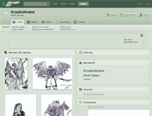 Tablet Screenshot of krosskultivator.deviantart.com