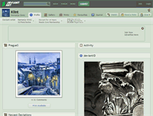Tablet Screenshot of klint.deviantart.com