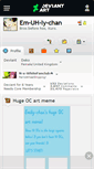 Mobile Screenshot of em-uh-ly-chan.deviantart.com