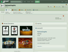 Tablet Screenshot of katmangraphic.deviantart.com