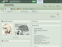 Tablet Screenshot of dona-florinda.deviantart.com