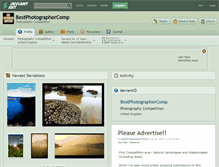 Tablet Screenshot of bestphotographercomp.deviantart.com