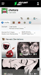 Mobile Screenshot of chetore.deviantart.com