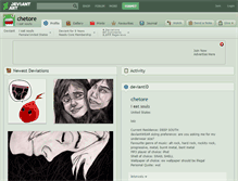 Tablet Screenshot of chetore.deviantart.com