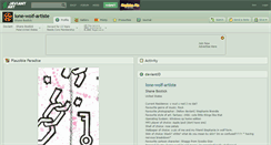 Desktop Screenshot of lone-wolf-artiste.deviantart.com