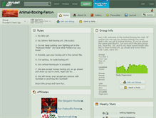 Tablet Screenshot of animal-boxing-fans.deviantart.com