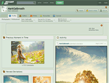 Tablet Screenshot of markgalbreath.deviantart.com