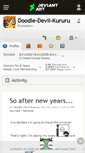 Mobile Screenshot of doodle-devil-kururu.deviantart.com
