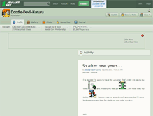 Tablet Screenshot of doodle-devil-kururu.deviantart.com