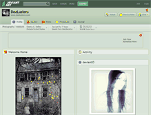 Tablet Screenshot of deelusions.deviantart.com