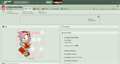 Desktop Screenshot of lovely-amy-rose.deviantart.com