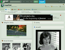 Tablet Screenshot of angellikah.deviantart.com