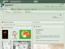 Tablet Screenshot of oceanstory1.deviantart.com