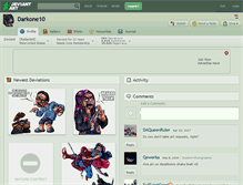 Tablet Screenshot of darkone10.deviantart.com