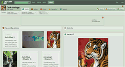 Desktop Screenshot of dark-hostage.deviantart.com