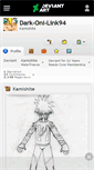 Mobile Screenshot of dark-oni-link94.deviantart.com