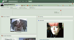 Desktop Screenshot of darkestshade2012.deviantart.com