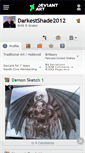 Mobile Screenshot of darkestshade2012.deviantart.com