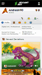 Mobile Screenshot of andresin90.deviantart.com