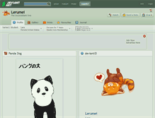 Tablet Screenshot of lerumei.deviantart.com